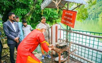 कोटिहोमको सफलताको कामनासहित तालबाराही मातालाई अर्पण गरियो १ हजार ८ नरिवल